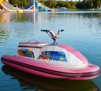 Jet ski électrique gonflable personnalisé, nouveau design 2025, avec matériau PE, grande capacité et taille personnalisable pour les loisirs nautiques