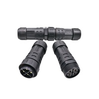 Haute qualité 4Pin 25A DC adaptateur secteur M29 mâle femelle circulaire câble prise IP68 assemblage Type de vis panneau mâle femelle prise