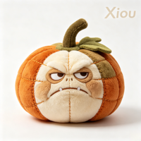 Jouets en peluche citrouille d'Halloween personnalisés OEM/ODM, doux et rembourrés de coton PP, cadeaux de décoration de fêtes du fabricant
