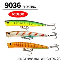 NOUVEAU Leurre Flottant MAJOR Minnow 85mm 6.2g, Appât Dur, 8 Couleurs, pour Achigan, Brochet, Perche