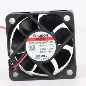 Ventilador Axial SUNON MF50151V2-1000C-A99 Eléctrico OEM ODM 50x50x15mm 12VDC 42mA 0.60W 5000RPM 13.0CFM con Rodamiento de Vapor para Gabinetes e Inversores - Product Image 1