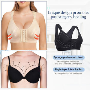 Soutien-gorge colombien sans armatures pour femmes, grande taille, soutien dorsal, push-up, <span class=keywords><strong>compression</strong></span> <span class=keywords><strong>de</strong></span> haute qualité, <span class=keywords><strong>post</strong></span>-chirurgie, augmentation mammaire - Product Image 3