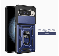 Étui magnétique antichoc avec anneau support coulissant pour Google Pixel 10 Pro XL, Funda Para Celular 9 8 7 6, Samsung S26 A57, iPhone 17 Pro