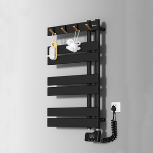 <span class=keywords><strong>Scaldasalviette</strong></span> Elettrico Moderno ad Alte Prestazioni con Ganci, Stendino Asciugamani da Parete in Acciaio Dolce - Product Image 2