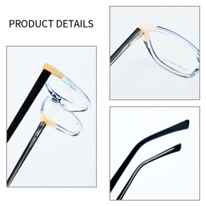 23007 Montures de lunettes ovales pour enfants TR90 Métal Protection contre la lumière bleue Verres AC Taille moyenne Origine Taizhou - Product Image 1