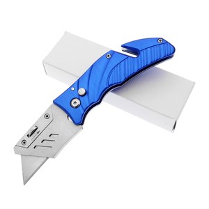 Heavy Duty SK5 Blade Aluminum Handle Pocket <b>Paper</b> Cutter Utility Box Cutter Knife for Cartons - Product Image 2