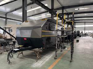 Camping-car tout-terrain, <span class=keywords><strong>caravane</strong></span> à toit surélevé avec comptoir pliable, éclairage de plafond intérieur, lampe de lecture - Product Image 6