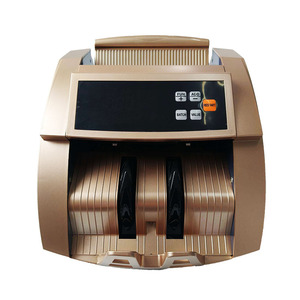 Machine de comptage de billets portable pour le bureau, machine de comptage de devises avec détecteur de faux billets IR UV MG pour dollars, euros et dollars canadiens - Product Image 6