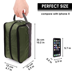 Nouvelle Trousse de Toilette de Voyage Multifonctionnelle Imperméable avec Fermeture Éclair pour Hommes, <span class=keywords><strong>Sac</strong></span> de Maquillage Portable Couleur Unie, Vente Directe Usine - Product Image 3