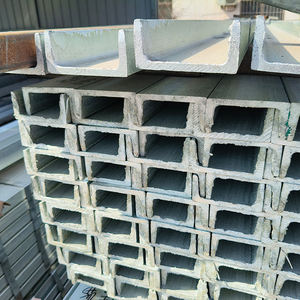 Kustom Pabrik saluran baja karbon galvanis pilar berslot mendukung baja saluran U C baja untuk konstruksi - Product Image 3