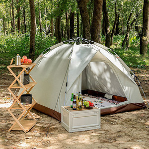 Tente de <span class=keywords><strong>camping</strong></span> familiale portable automatique en nylon imperméable légère quatre saisons, 3 kg, pour la randonnée en plein air - Product Image 5