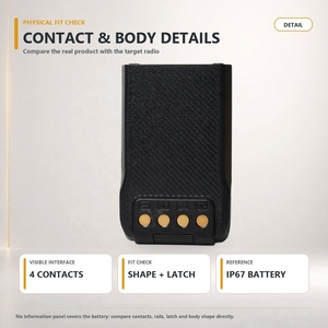 Batería de Radio Original Hytera BL1504 de Iones de Litio, 1500mAh, 7.4V, IP67, para las Series PD4, PD5 y PD6, Kit de Suministro al por Mayor - Product Image 5