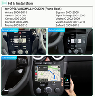 Autoradio Android Car-play pour Opel Astra H J 2004 Vectra Vauxhall Antara Zafira Corsa C D Vivaro Meriva Veda GPS FM Audio