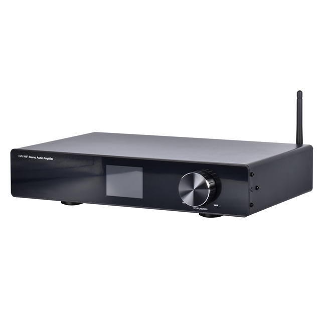 CL-300W PRO Wireless HIFI DAC Mini Power Amplifier 275W*2 2.0 Channel Aluminum Alloy Home Audio WiFi for 5.0 Remote Control