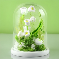 Neue Produktideen 2026 Glaskuppel Konservierte Blume Handgemachtes Romantisches Geburtstagsgeschenk für Mädchen Konservierte Rosen Großhandel