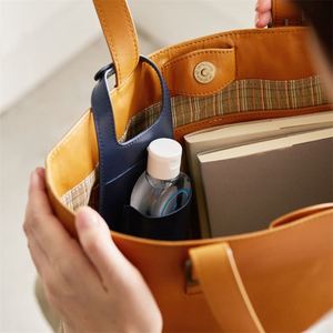 Étui suspendu en cuir PU pour flacon de parfum, sac de rangement personnalisé, housse de voyage élégante et portable pour rouge à lèvres et parfum, pour la vie quotidienne - Product Image 2