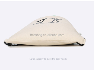 <strong>Drawstring</strong> Backpack <strong>Bag</strong> Best Selling Cotton <strong>Waterproof</strong> Unisex Pp <strong>Bags</strong> Packing 100% Cotton Canvas 1-7 Days 35*41*58cm - Product Image 4