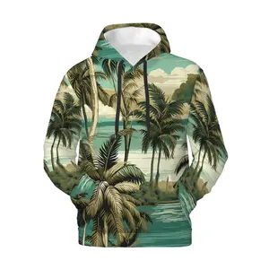 Sweat à capuche anti-rides et anti-rétrécissement pour homme avec poches Broderie 3D personnalisable et services sérigraphiés - Product Image 2