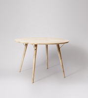 Table à manger moderne en bois massif |   Utilisation en restaurant/commerce, chambre, école, atelier, hôtel, salon, extérieur, facile à nettoyer, salle à manger