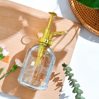 Arrosoir transparent en verre pour plantes, arrosoir à main, style vintage, arroseur, arroseur