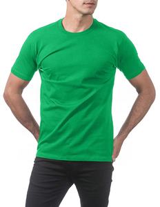 Camiseta verde para hombre cómoda y suave camiseta de verano cuello redondo media manga ropa casual camiseta con logotipo personalizado - Product Image 1