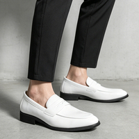 Mocassins décontractés pour hommes, confortables et élégants, style européen, chaussures habillées pour mariage et soirée