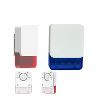 Sistem Alarm aplikasi Tuya sirene nirkabel luar ruangan WIFI sistem pencuri RF433 dalam ruangan untuk keamanan rumah