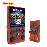 Gamegaga R36 Max Handheld-Spielkonsole 4-Zoll-Bildschirm Retro-Klassiker Open-Source-System Tragbare Videospielkonsole R36S Konsole
