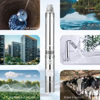 DAYUAN QJD 2/3HP crayon d'irrigation agricole à haute pression pompe à eau submersible à puits profond