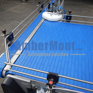 Thực Phẩm Lớp PP POM PU Nhựa Linh Hoạt Pop-Up Cleated Nghiêng <span class=keywords><strong>Modular</strong></span> Belt Tích Lũy Hệ Thống Băng Tải - Product Image 4