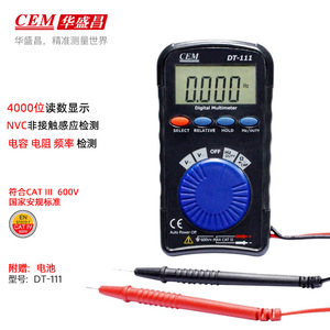 Multímetro Digital Cem Dt 107, 600V, Auto Ranging, Probador de Voltaje, Corriente y Resistencia - Product Image 2