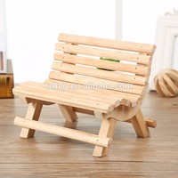 En bois Mini mignon animal de compagnie cochons d'inde Rat lapins jouets pin monocycle rouleau jouets à mâcher