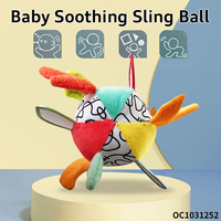 Hochet en peluche en peluche cadeau pour bébé berceau suspendu hochet jouets sensoriels montessori balles molles pour bébés