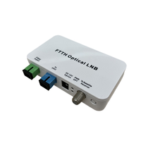 CATV optique FTTH récepteur de télévision par satellite numérique bande C LNB 1310nm 1550nm récepteur à fibre optique sans air