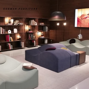 GORMAN FURNITURE tapis de puzzle de grande taille meubles de salon de luxe hall d'hôtel ensemble de <span class=keywords><strong>canapé</strong></span> modulaire sectionnel <span class=keywords><strong>canapé</strong></span> avec pouf - Product Image 5