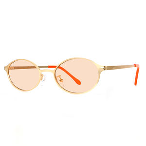 Gafas de Sol Ovaladas Pequeñas de Metal Retro de Moda Nueva 2026 STORY GY02555 para Mujer y Hombre, Gafas de Sol de Diseñador de Marca <span class=keywords><strong>Y2K</strong></span> con Remaches Estilo Steampunk - Product Image 5