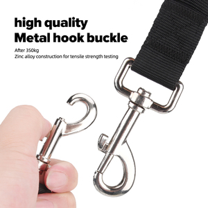 Correa Elástica Resistente para Perros de Raza Grande, Antitirones, con Absorción de Impactos, con Cinturón de Seguridad para Automóvil, Correa Táctica Elástica para Perros - Product Image 3