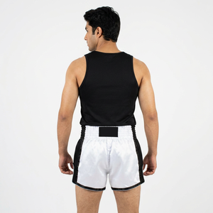 New 100% Cotton Stretch Lightweight MMA Shorts Adults Latest Muay Thai Boxing Training Fighting Sports Pants OEM ODM - Product Image 1