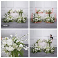Bolas de Flores Rojas Personalizadas de Fábrica DKB, Bola de Flores Artificiales de Seda al por Mayor, Centro de Mesa para Bodas, Decoración de Mesa