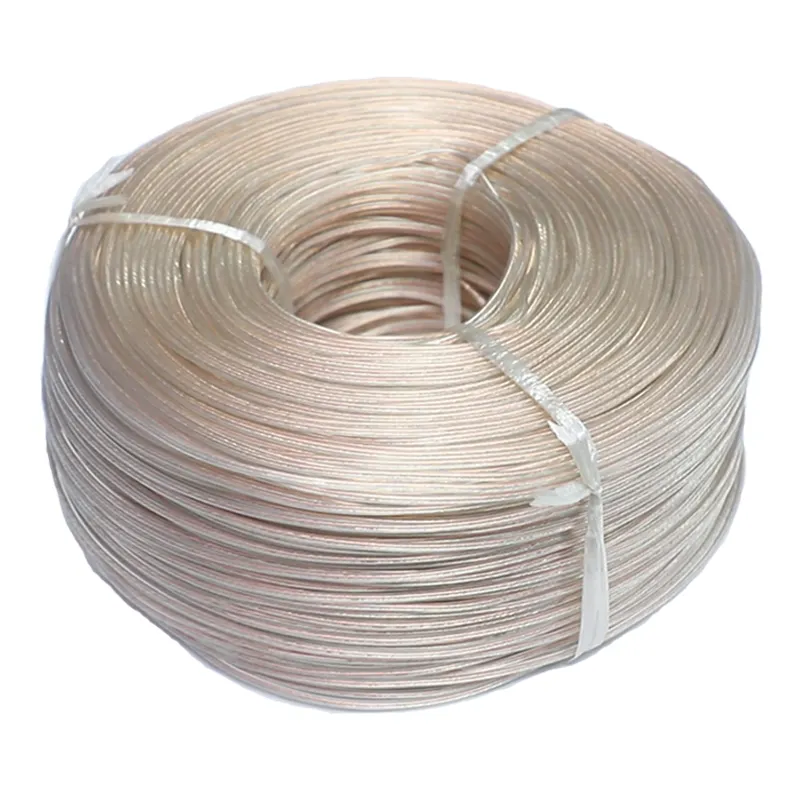 Cavo trasparente awm 2464 22awg personalizzazione del filo a 2 conduttori certificato 2464 stile 22AWG cavo e filo in PVC