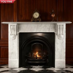 आप कारखाने कस्टम इंटीरियर सजावट सरल इतालवी सफेद हाथ से नक्काशीदार संगमरमर की फिजगह - Product Image 5