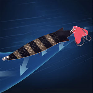 Leurre Métallique Rotatif pour <span class=keywords><strong>Pêche</strong></span> <span class=keywords><strong>au</strong></span> Poisson-Chat, Brochet, Luciole, Bar, Saumon, Marlin, Carpe en Eau Douce - Leurre Toby en Métal Plaqué Fer - Product Image 3