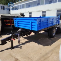 High-quality Durable Farm Tipping Trailer Hydraulic Unloading Agricultural Cart for Harvest Material Transfer