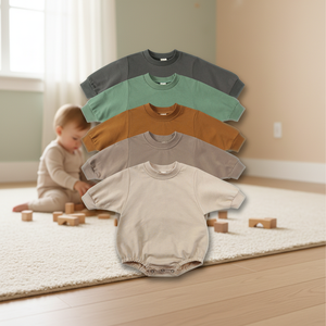 Kouzi Koreaanse versie van Ins Baby herfstkleding Jongens en meisjes Nieuwe romperkleding Baby Eenvoudige losse casual rompermode - Product Image 1