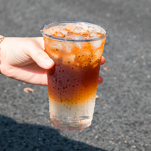 32oz Pet cup nhựa dùng một lần Pet cup với mái vòm phẳng Nắp Nhà cung cấp Nhà sản xuất bán buôn tùy chỉnh - Product Image 3