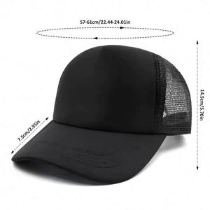 Gorras Deportivas de Espuma Negras Personalizadas con Logotipo 3D de Alta Calidad, Gorras de Golf Deportivas sin Estructura para Hombre, Gorra Trucker para Papá - Product Image 2
