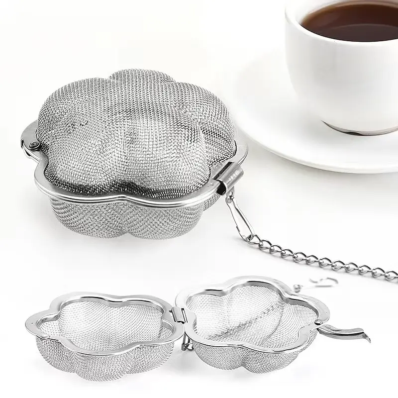 304 Roestvrijstalen Pruim Thee Zeef Thee Zeef Thee Infuser Keuken Gadget Kruiden Bal Kruidenpakket