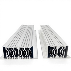 Glissières d'extension de <span class=keywords><strong>table</strong></span> en alliage d'<span class=keywords><strong>aluminium</strong></span> à plis modernes 400 mm Keenwoo pour <span class=keywords><strong>table</strong></span> <span class=keywords><strong>console</strong></span>, capacité de charge 51-100 kg, silencieuses - Product Image 1
