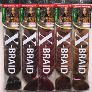 Dropshipping Ultra morbido sintetico 82 pollici 165g trecce Jumbo per capelli ExtensionsHigh qualità africana diritta Pre-stirata - Product Image 5