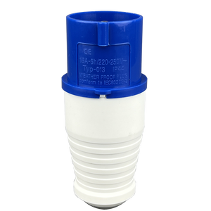 Enchufe Eléctrico Industrial WNZJ WNS1 Gris 013-1 16A IP44 CE, 3 Tomas, 250V, Resistente al Agua, Uso Interior/Exterior, 12 Meses - Product Image 5